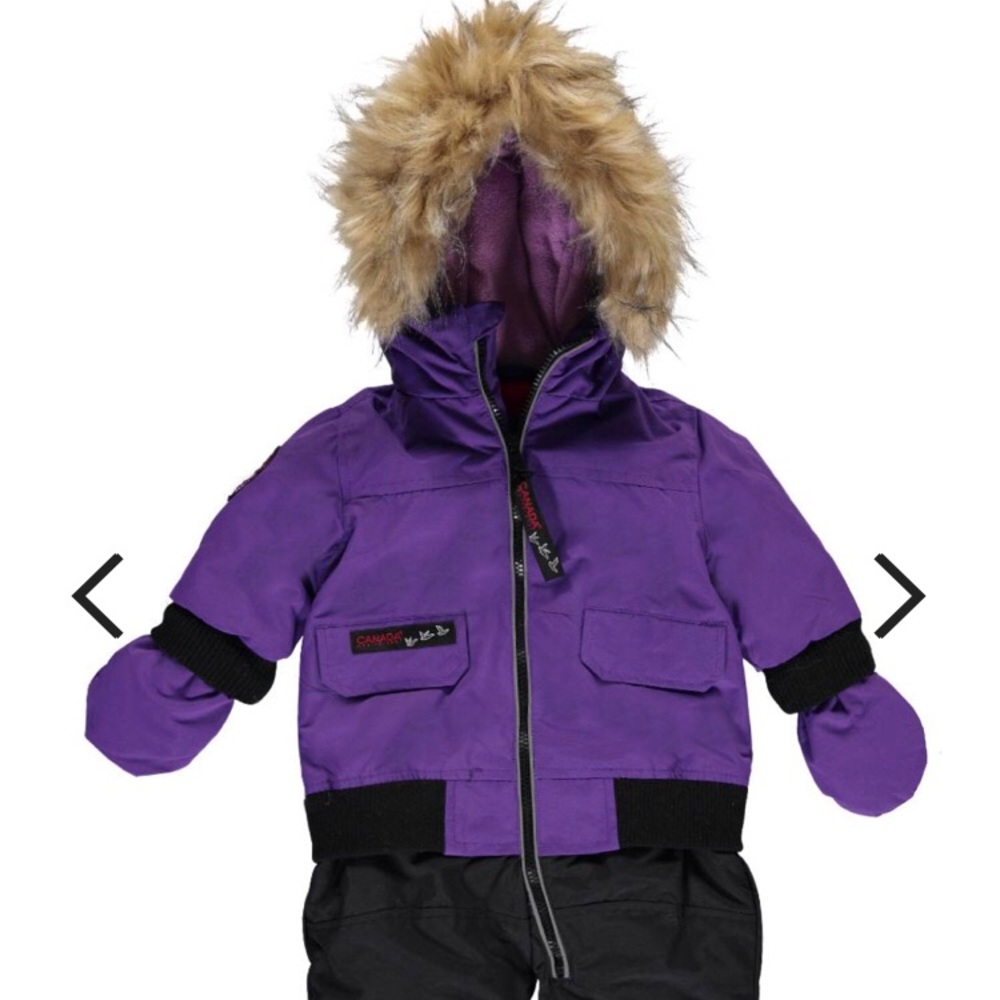Baby NWT $110 snowsuit Canada Weathergear 3/6m